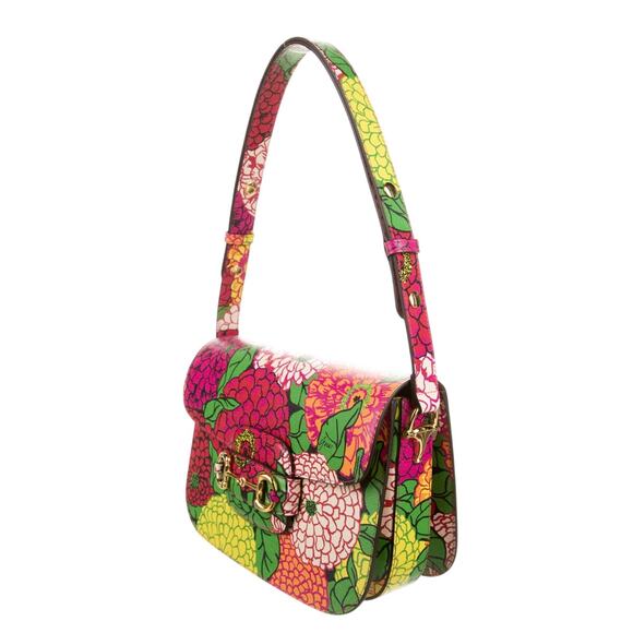 LIMITED EDITION GUCCI X KENDRA SCOTT HORSEBIT BOTANICAL 10.2x7.1x3.1 - Picture 2 of 4